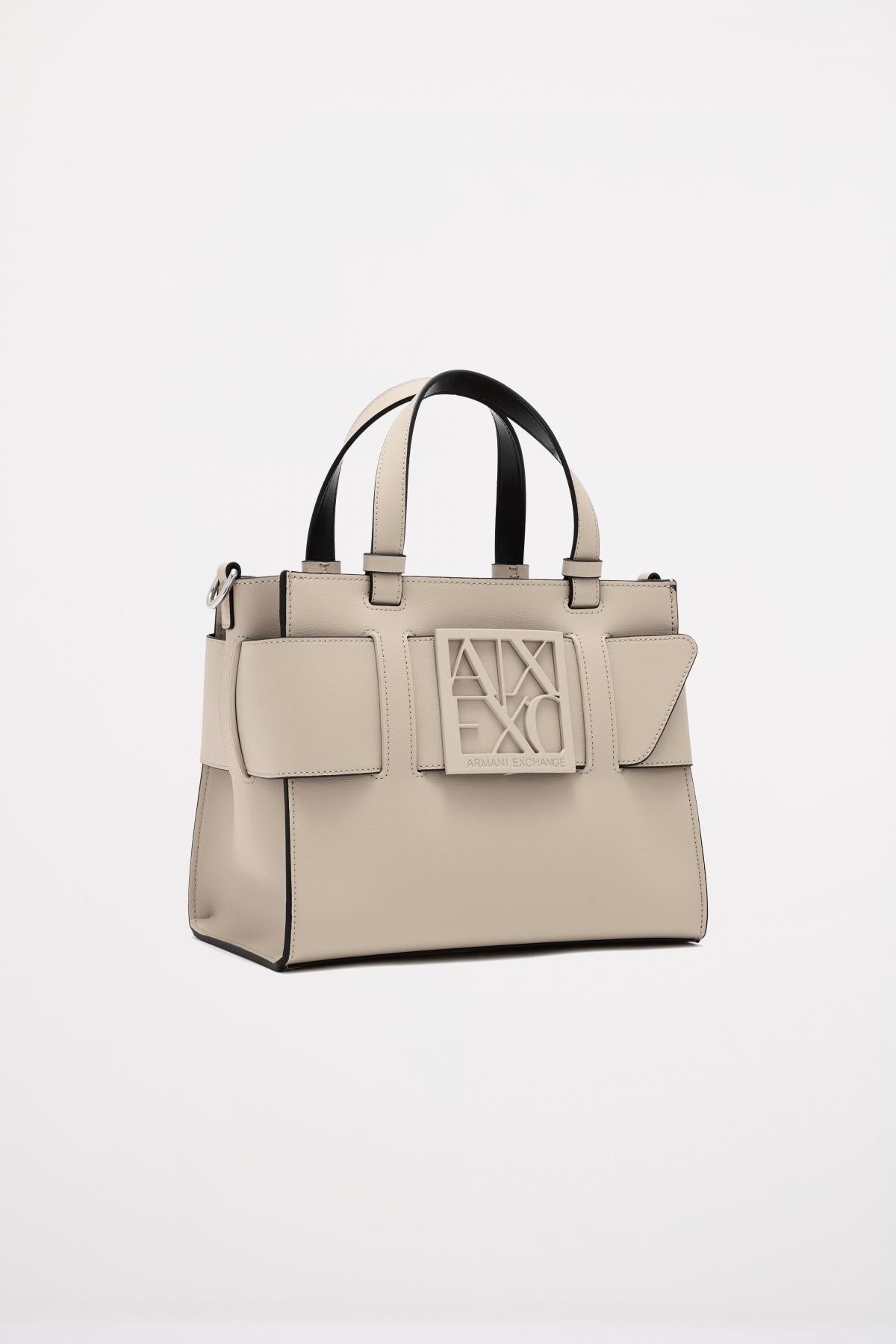 ARMANI EXCHANGE  A SHOPPING BAG en color BEIS  (3)