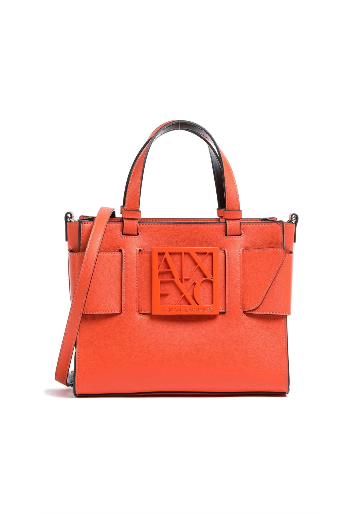 ARMANI EXCHANGE  A SHOPPING BAG en color NARANJA  (1)