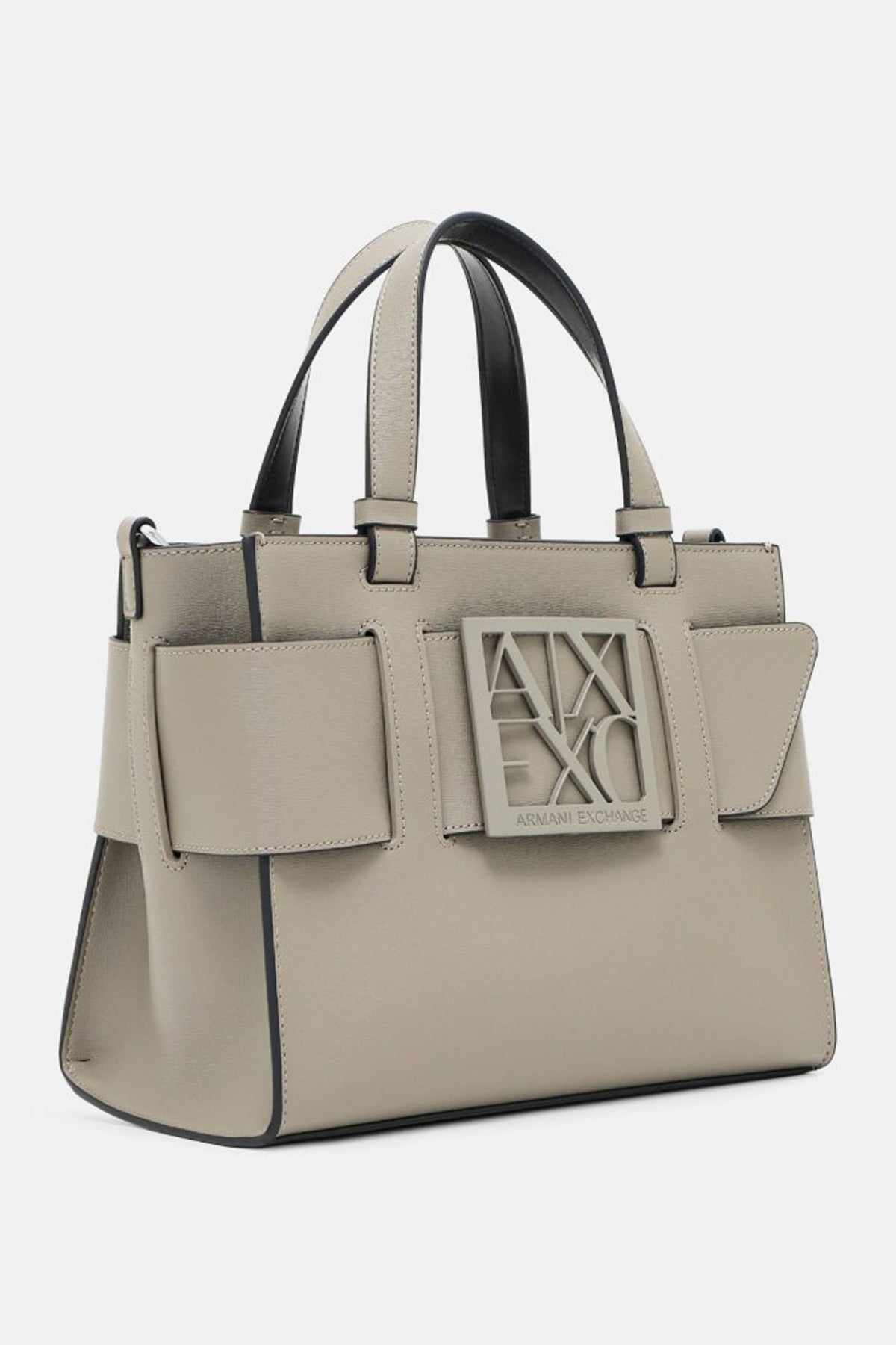 ARMANI EXCHANGE  A SHOPPING BAG en color MARRON  (2)