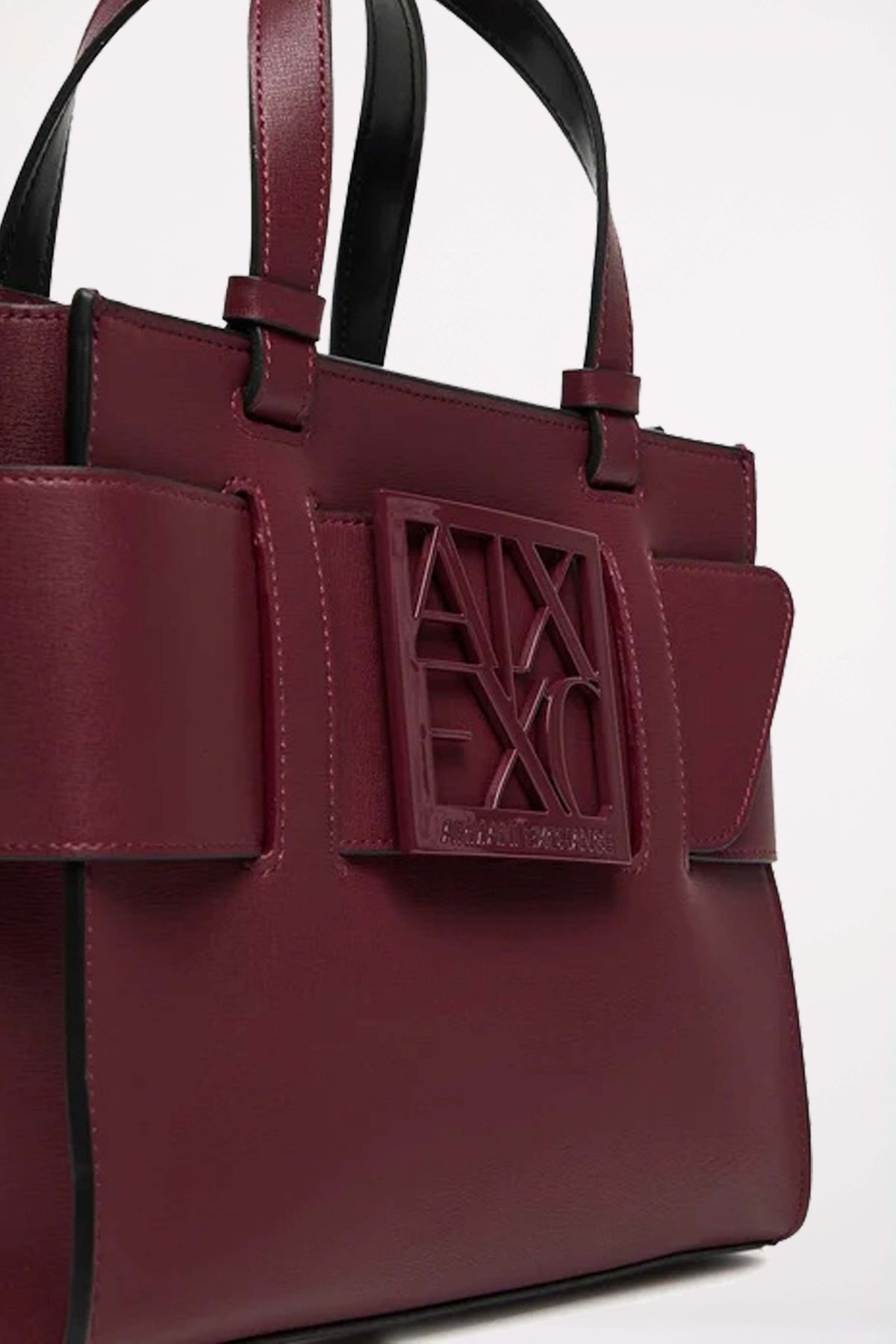 ARMANI EXCHANGE  A SHOPPING BAG en color BURDEOS  (4)
