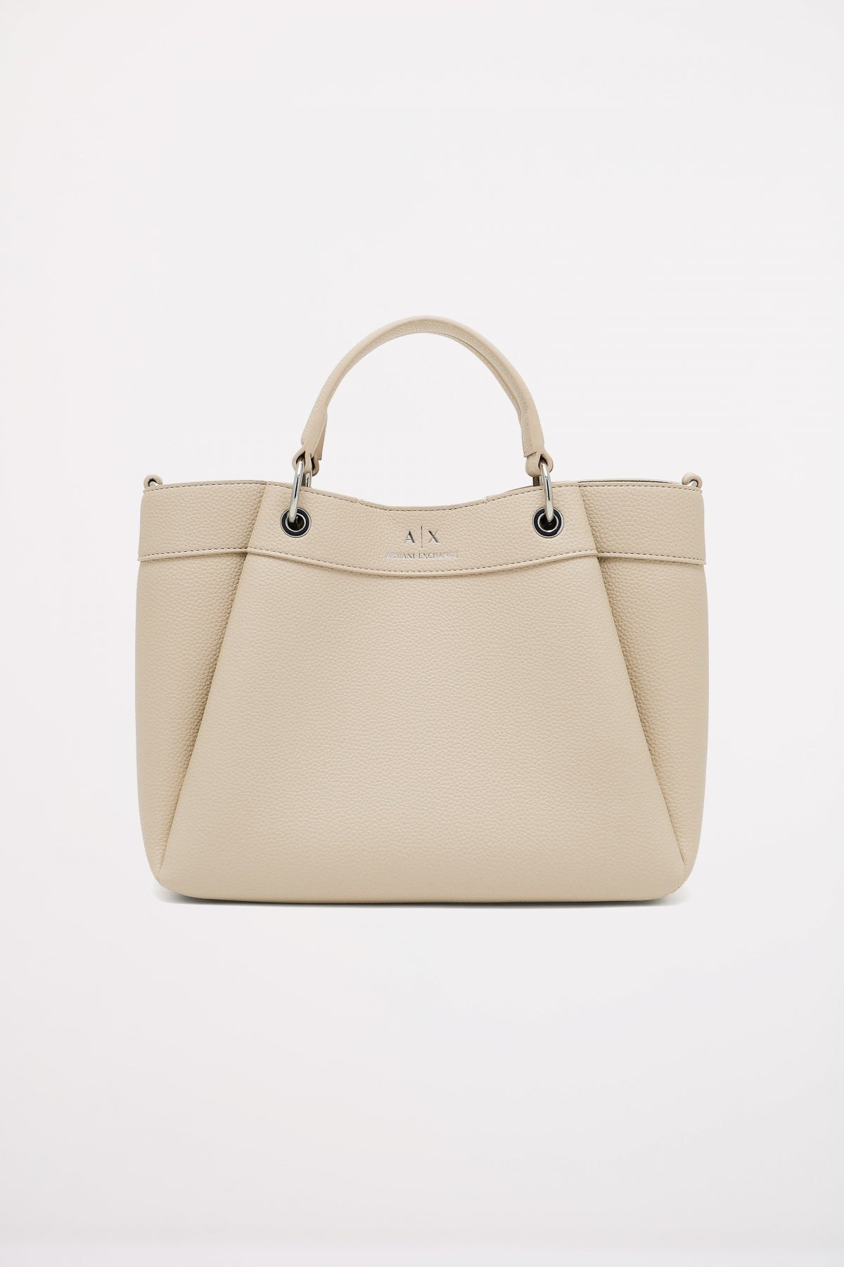 ARMANI EXCHANGE  WAVE SHOPPING BAG en color BEIS  (1)