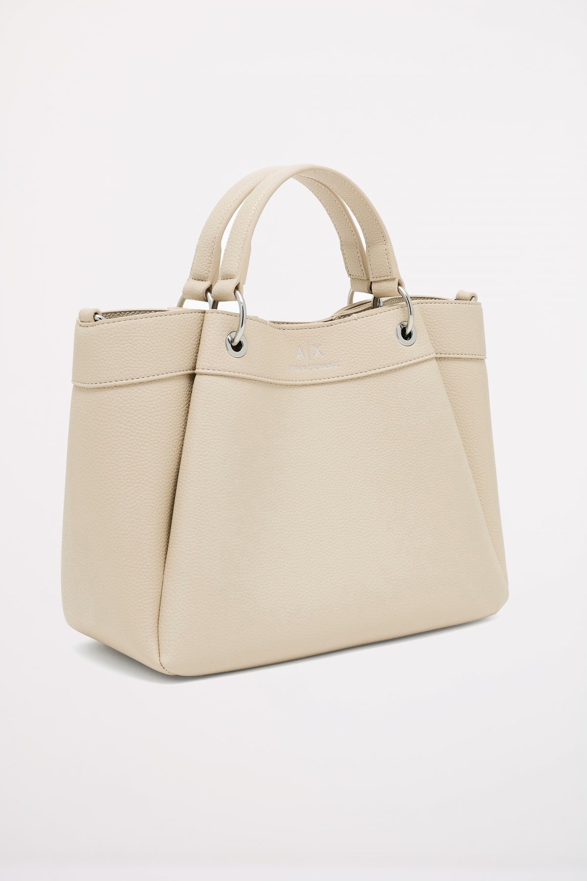 ARMANI EXCHANGE  WAVE SHOPPING BAG en color BEIS  (2)