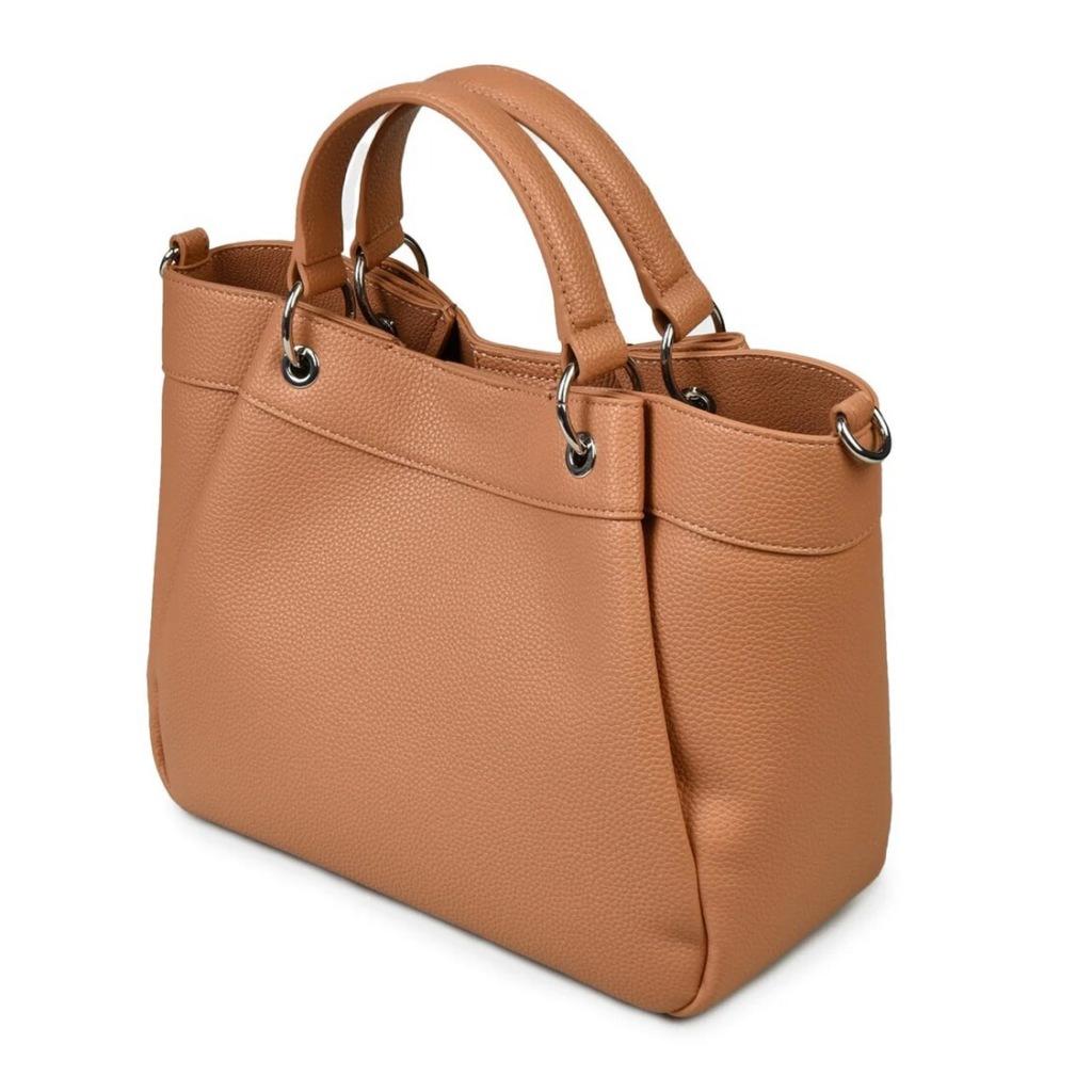 ARMANI EXCHANGE WAVE SHOPPING BAG en color MARRON  (5)
