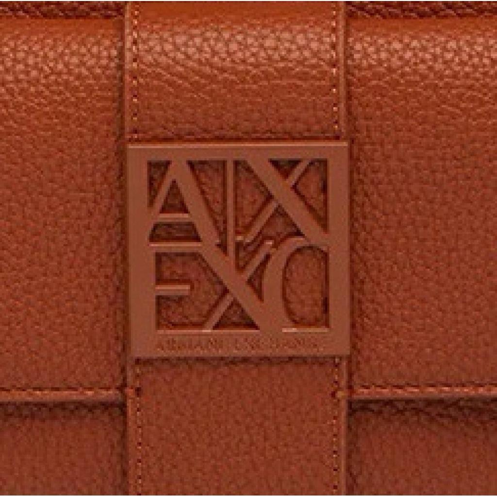 ARMANI EXCHANGE SUSY SOFT MESSENGER en color MARRON  (6)