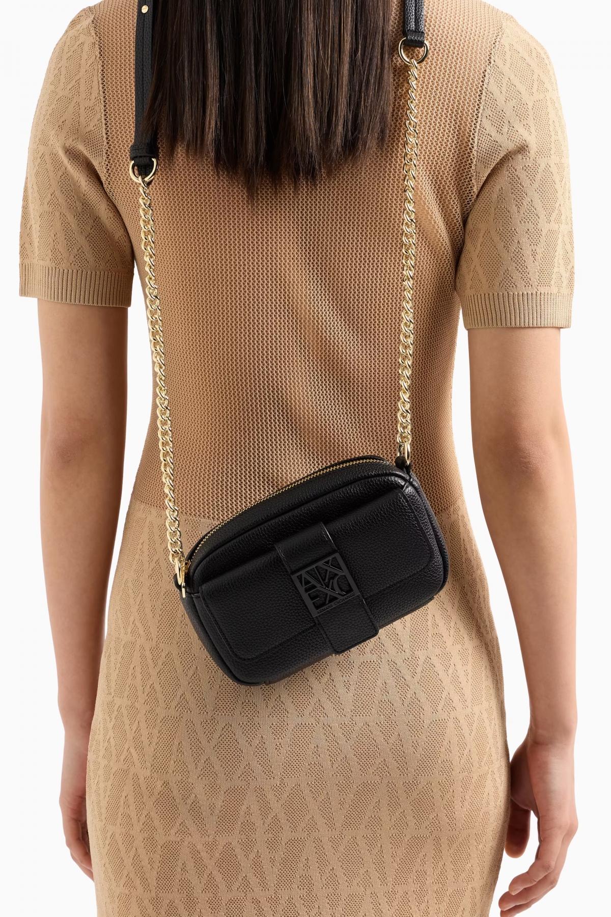 ARMANI EXCHANGE SUSY SOFT MESSENGER en color NEGRO  (4)