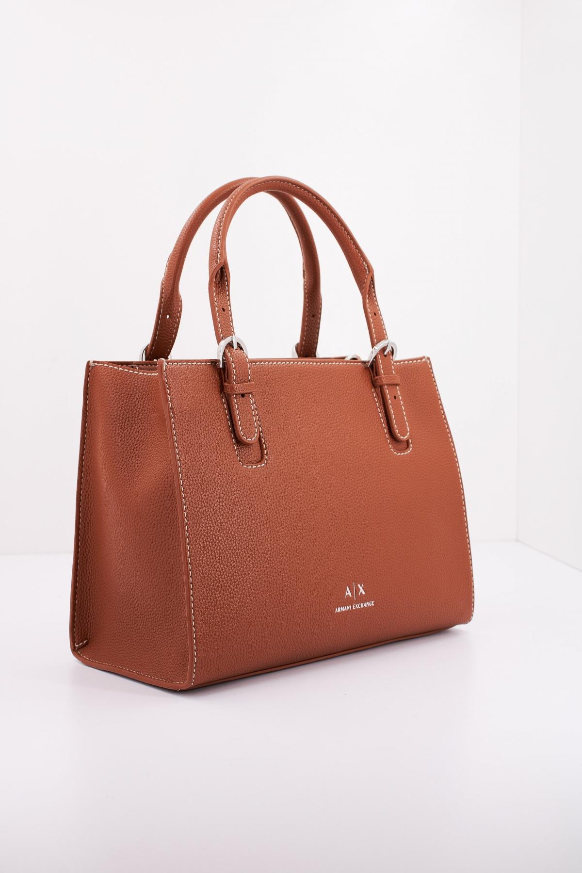 ARMANI EXCHANGE KATE SHOPPING BAG en color MARRON  (2)