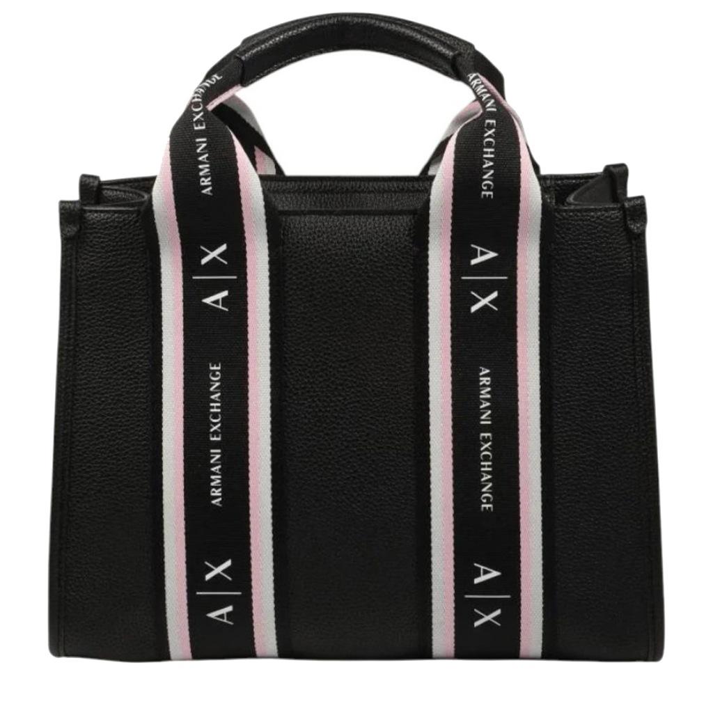 ARMANI EXCHANGE MAGGIE SHOPPING BAG en color NEGRO  (5)