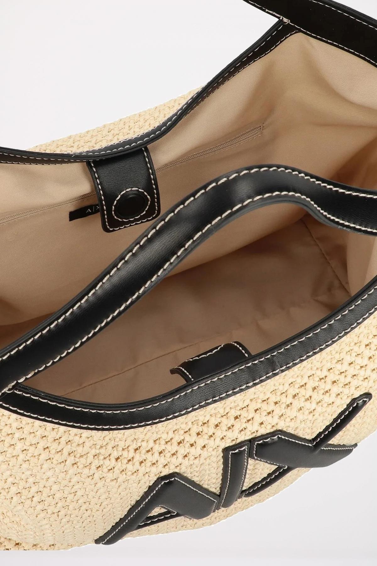 ARMANI EXCHANGE SANDY SHOPPING BAG en color NEGRO  (3)