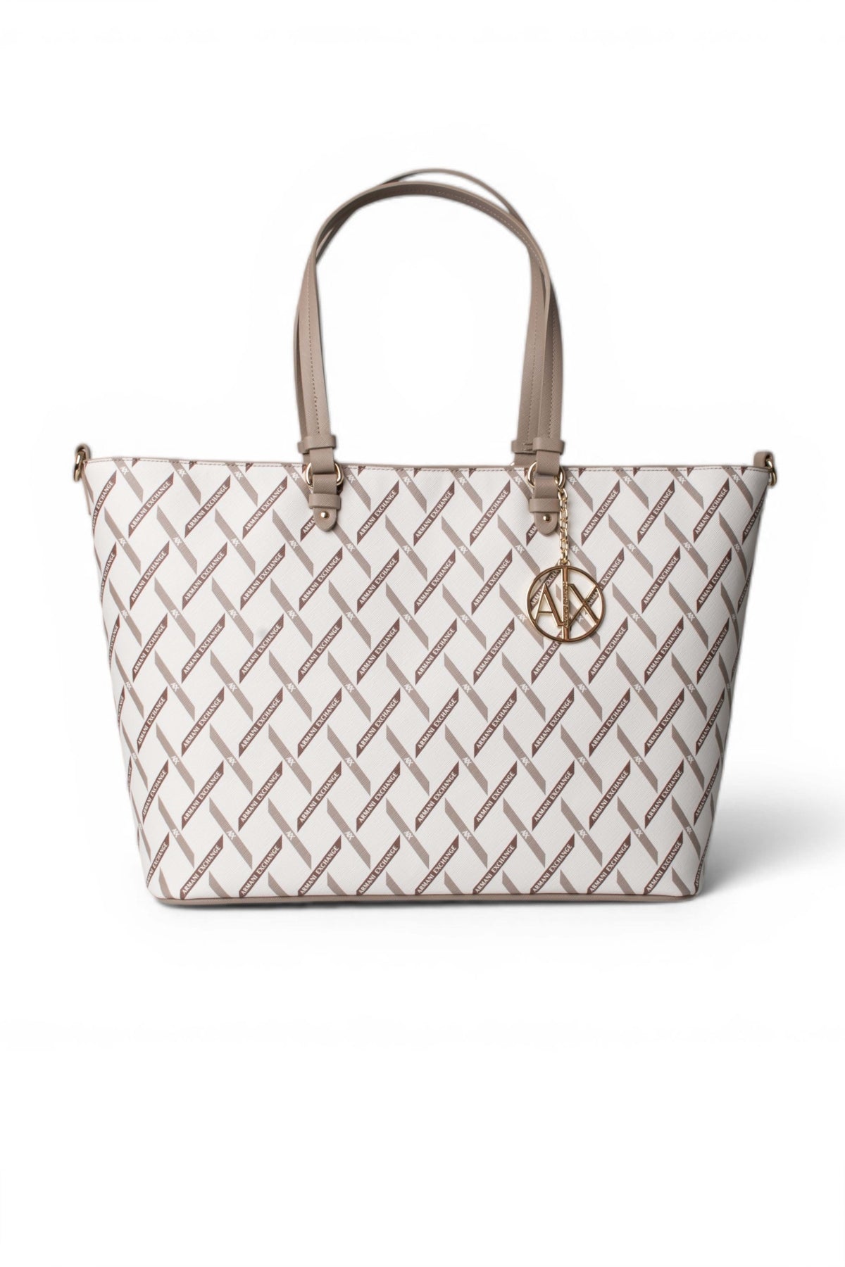 ARMANI EXCHANGE  AF SHOPPING BAG  en color BEIS  (1)