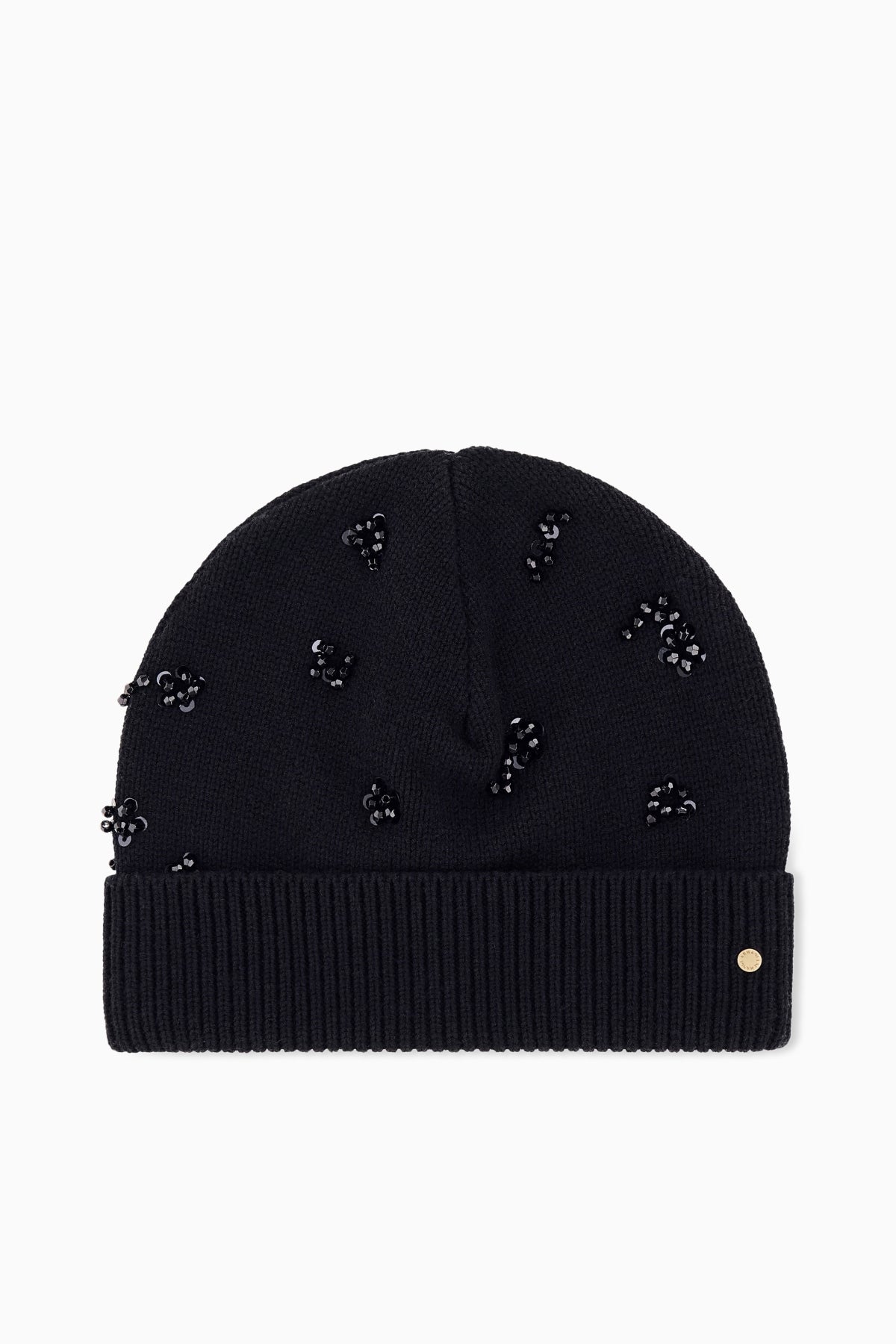 ARMANI EXCHANGE XW AF BEANIE HAT en color NEGRO  (1)