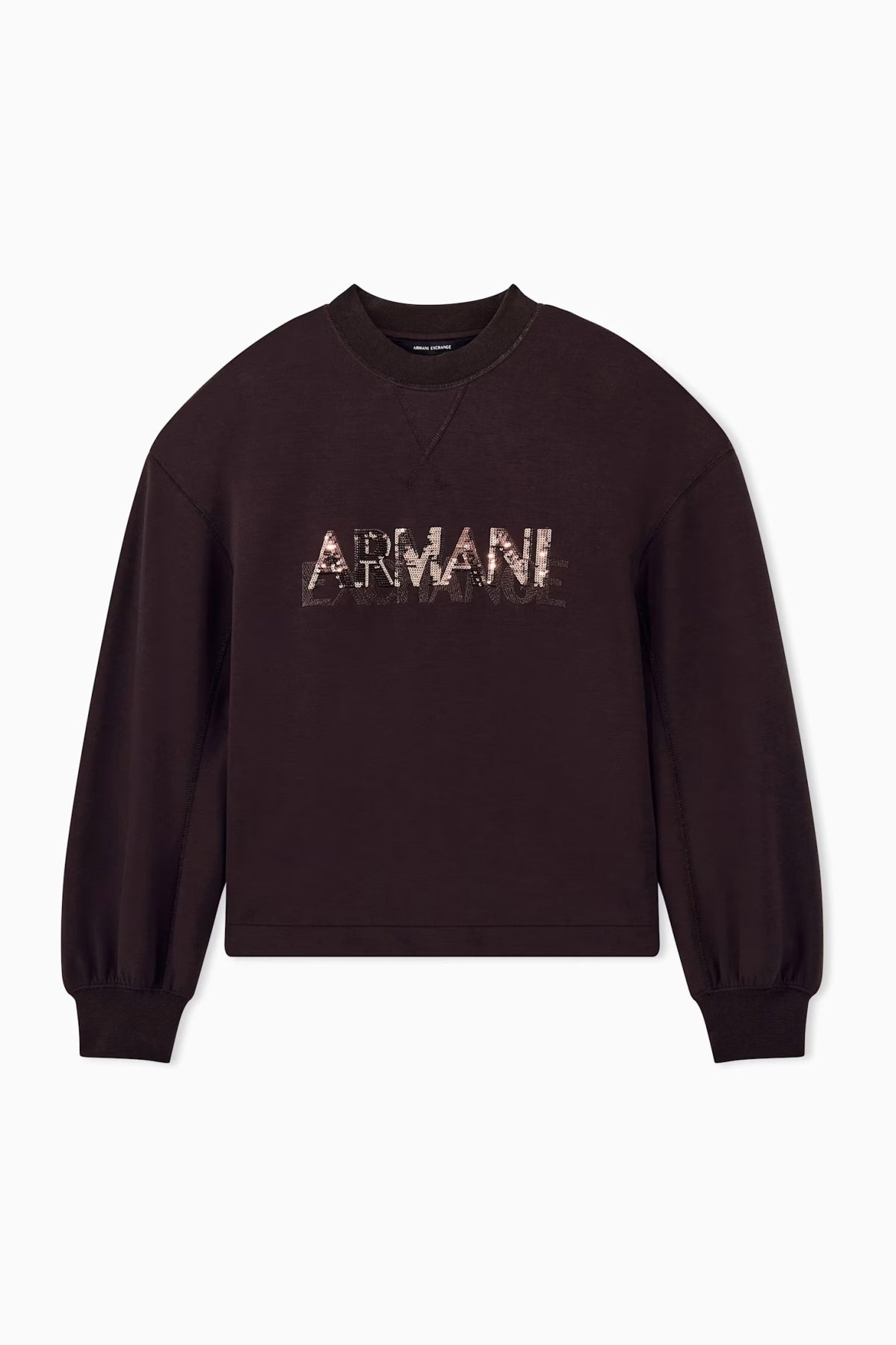 ARMANI EXCHANGE XW AF SWEATSHIRT en color MARRON  (4)