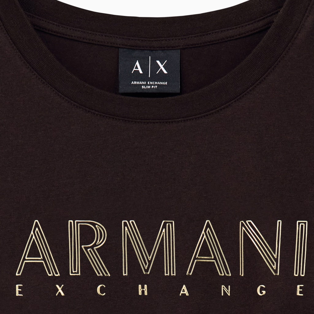 ARMANI EXCHANGE XW AF T SHIRT en color MARRON  (6)