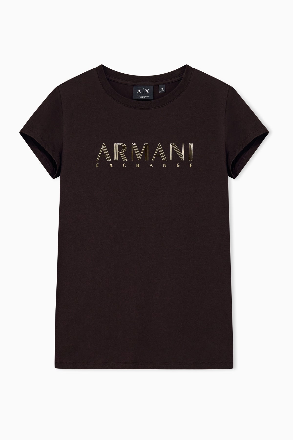 ARMANI EXCHANGE XW AF T SHIRT en color MARRON  (1)