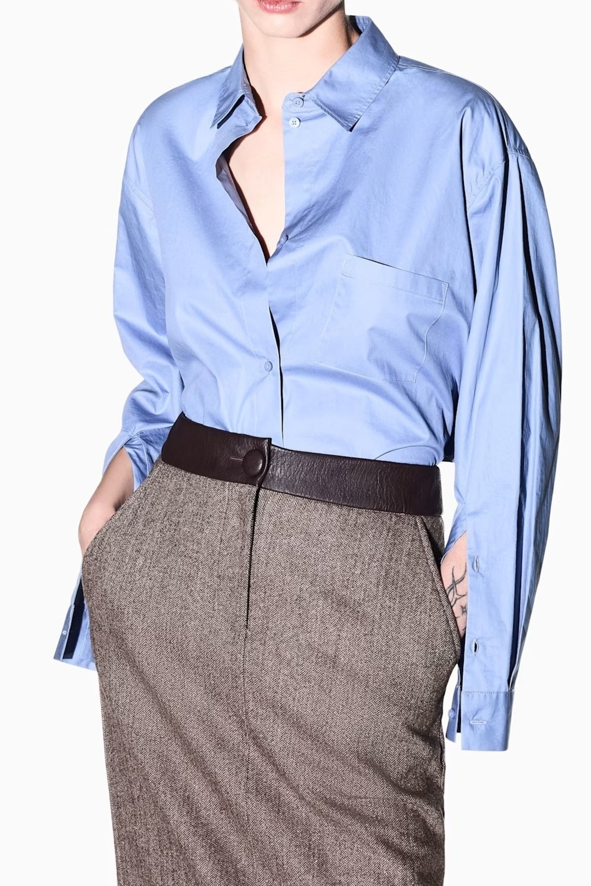 ARMANI EXCHANGE XW AF SHIRT en color AZUL  (4)