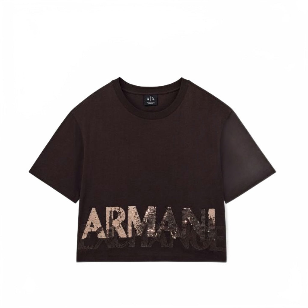 ARMANI EXCHANGE XW AF T SHIRT en color MARRON  (4)