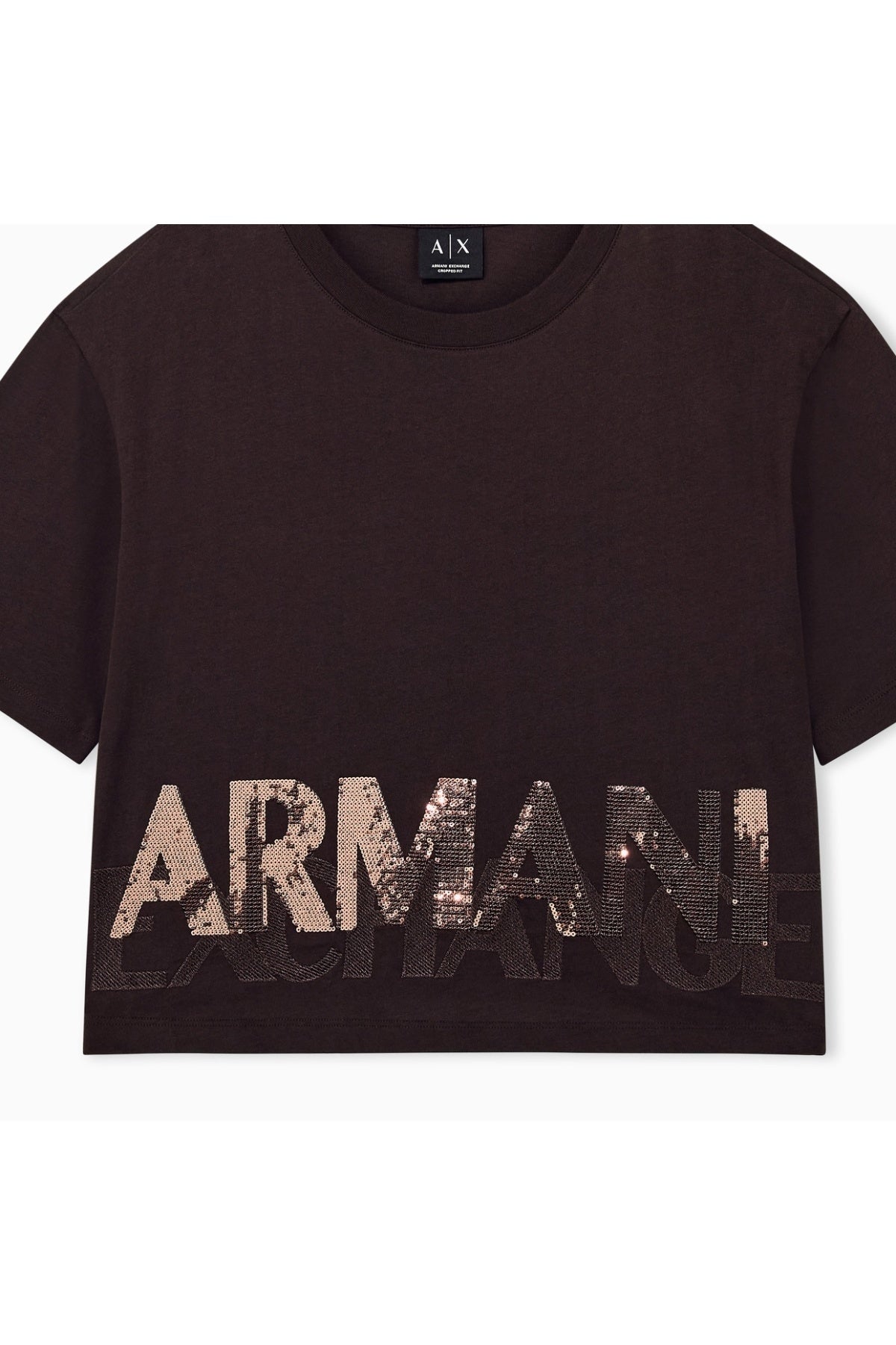 ARMANI EXCHANGE XW AF T SHIRT en color MARRON  (2)