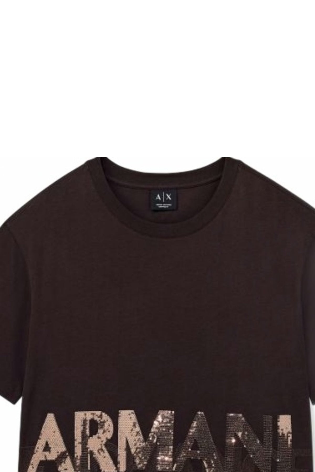 ARMANI EXCHANGE XW AF T SHIRT en color MARRON  (3)