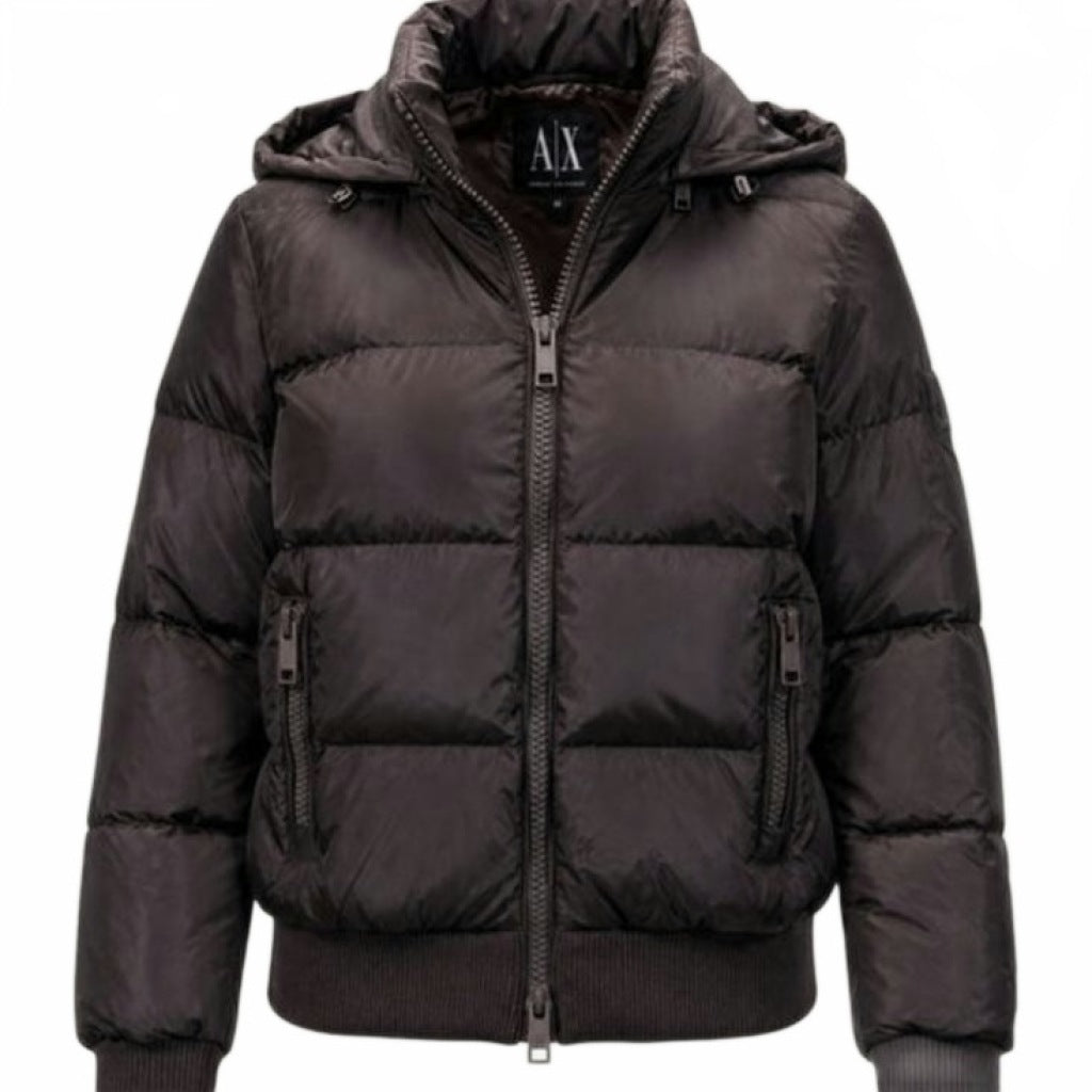 ARMANI EXCHANGE XW AF DOWN JACKET en color MARRON  (4)