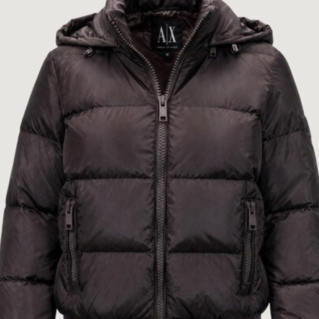 ARMANI EXCHANGE XW AF DOWN JACKET en color MARRON  (6)