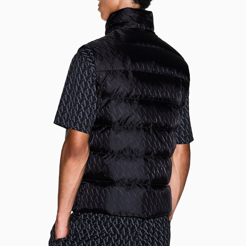ARMANI EXCHANGE XM AF DOWN WAISTCOAT en color NEGRO  (5)