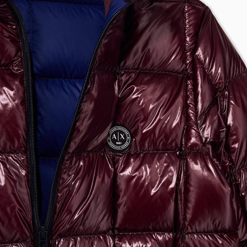 ARMANI EXCHANGE XM AF DOWN JACKET en color BURDEOS  (6)