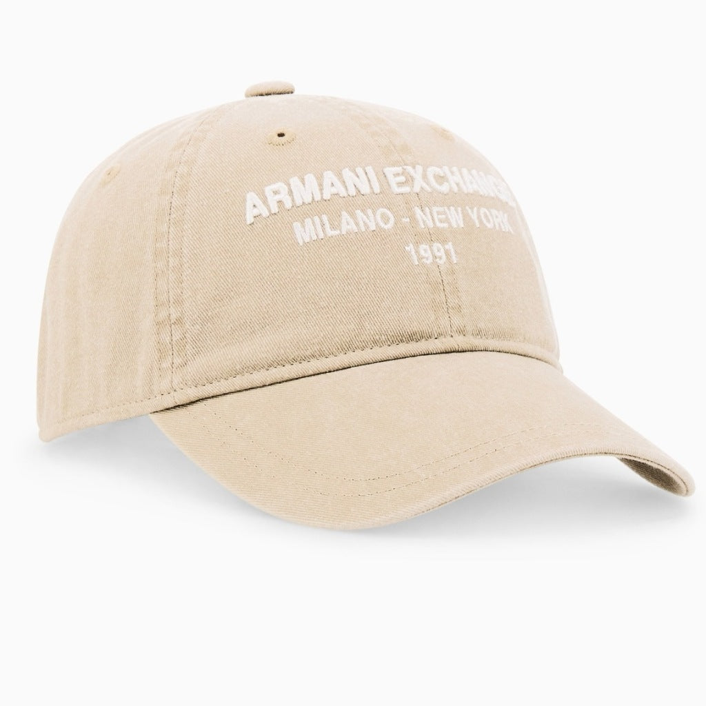 ARMANI EXCHANGE XM AF BASEBALL HAT en color BEIS  (4)