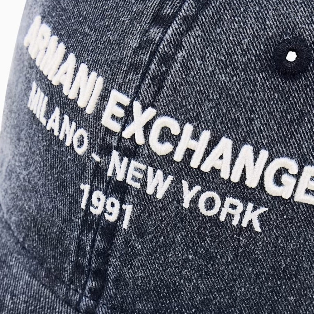 ARMANI EXCHANGE XM AF BASEBALL HAT en color AZUL  (6)