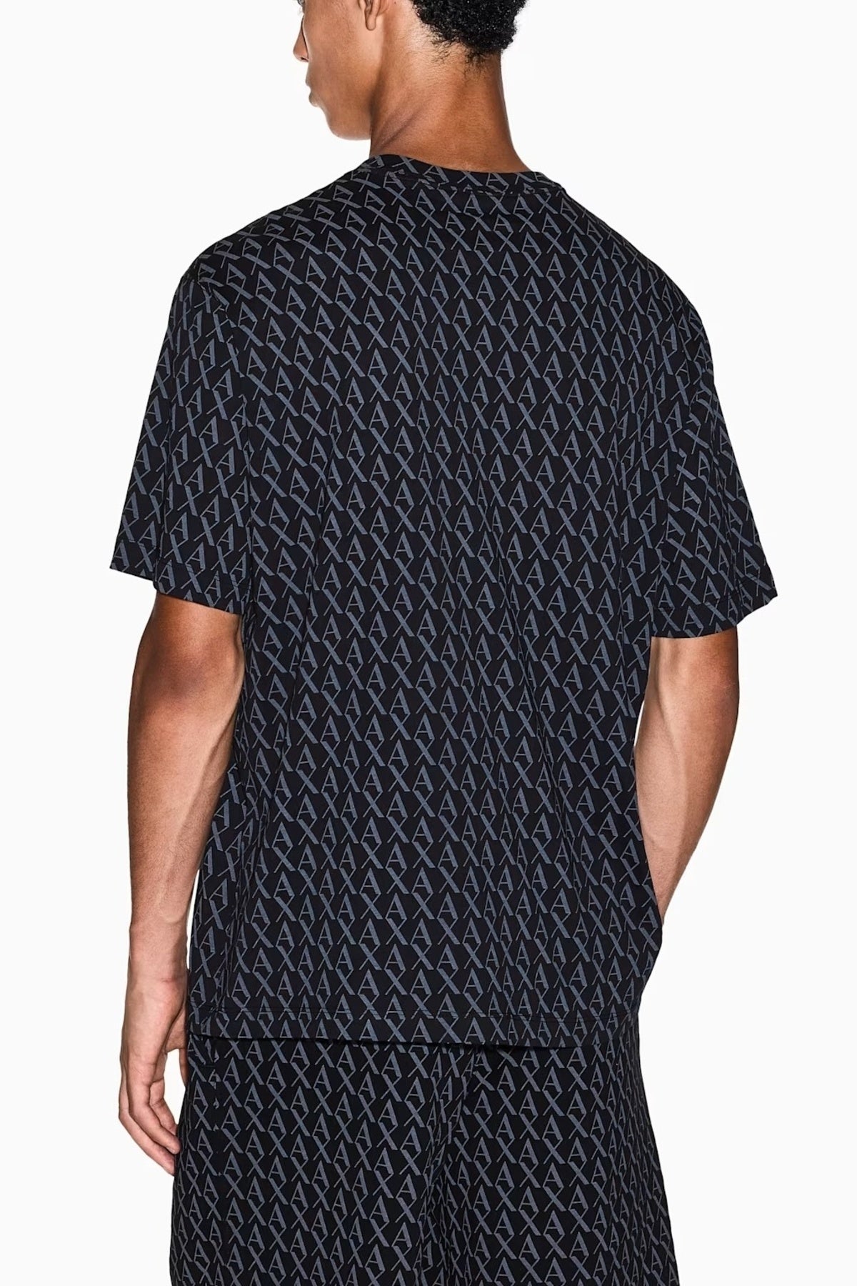ARMANI EXCHANGE XM AF T SHIRT en color NEGRO  (2)