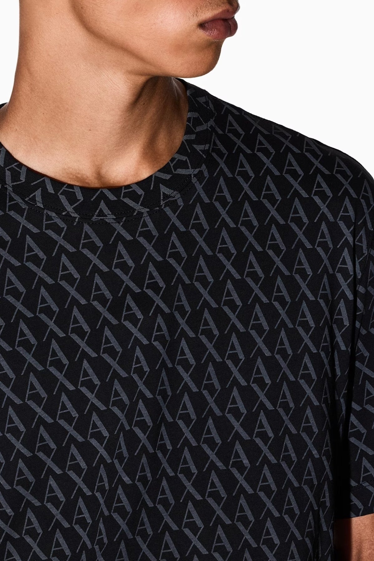 ARMANI EXCHANGE XM AF T SHIRT en color NEGRO  (5)