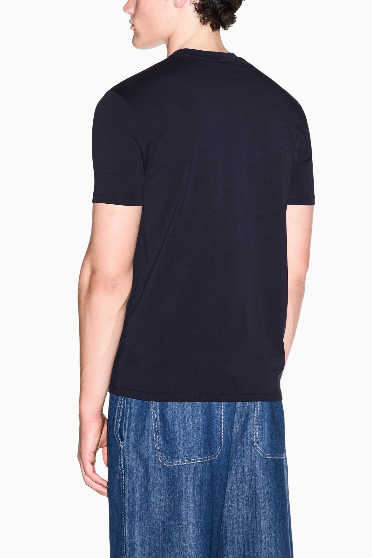 ARMANI EXCHANGE XM AF T SHIRT en color AZUL  (2)
