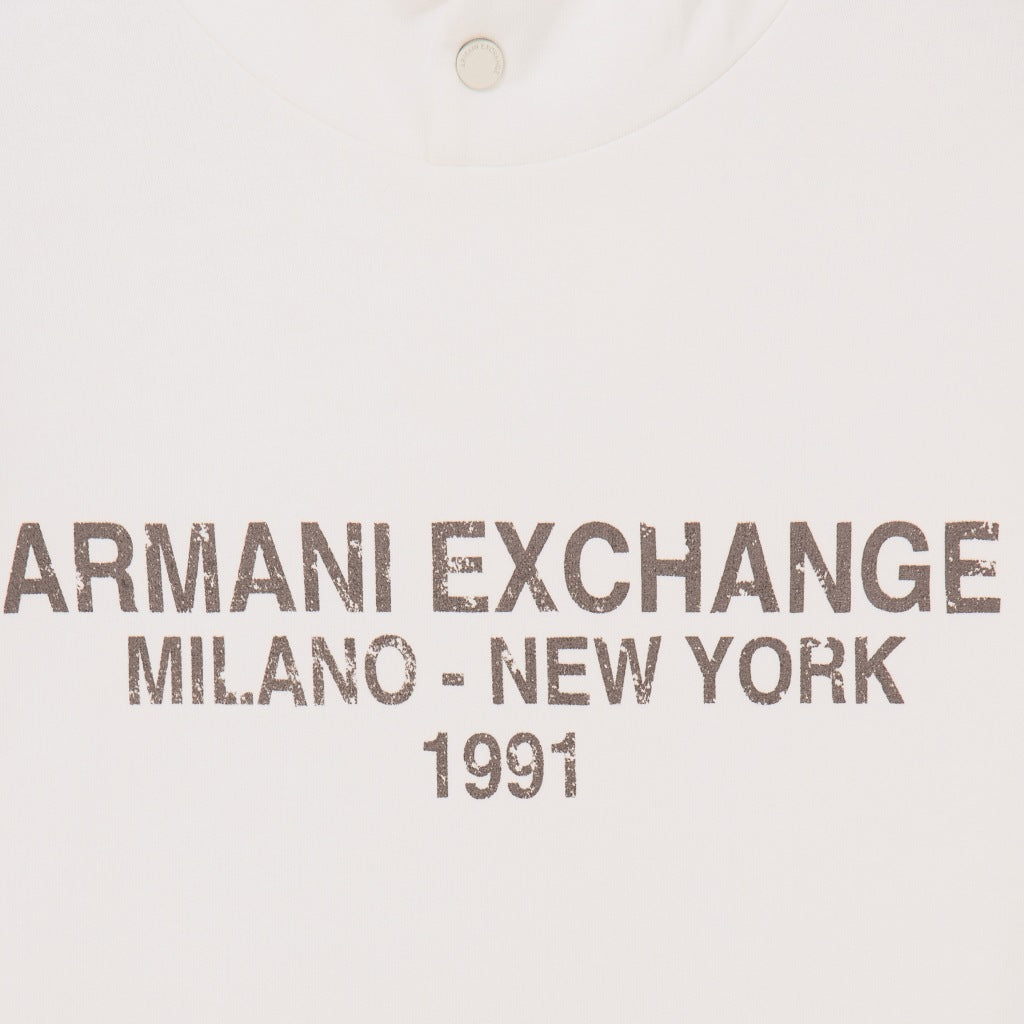 ARMANI EXCHANGE XM AF SWEATSHIRT en color BLANCO  (6)