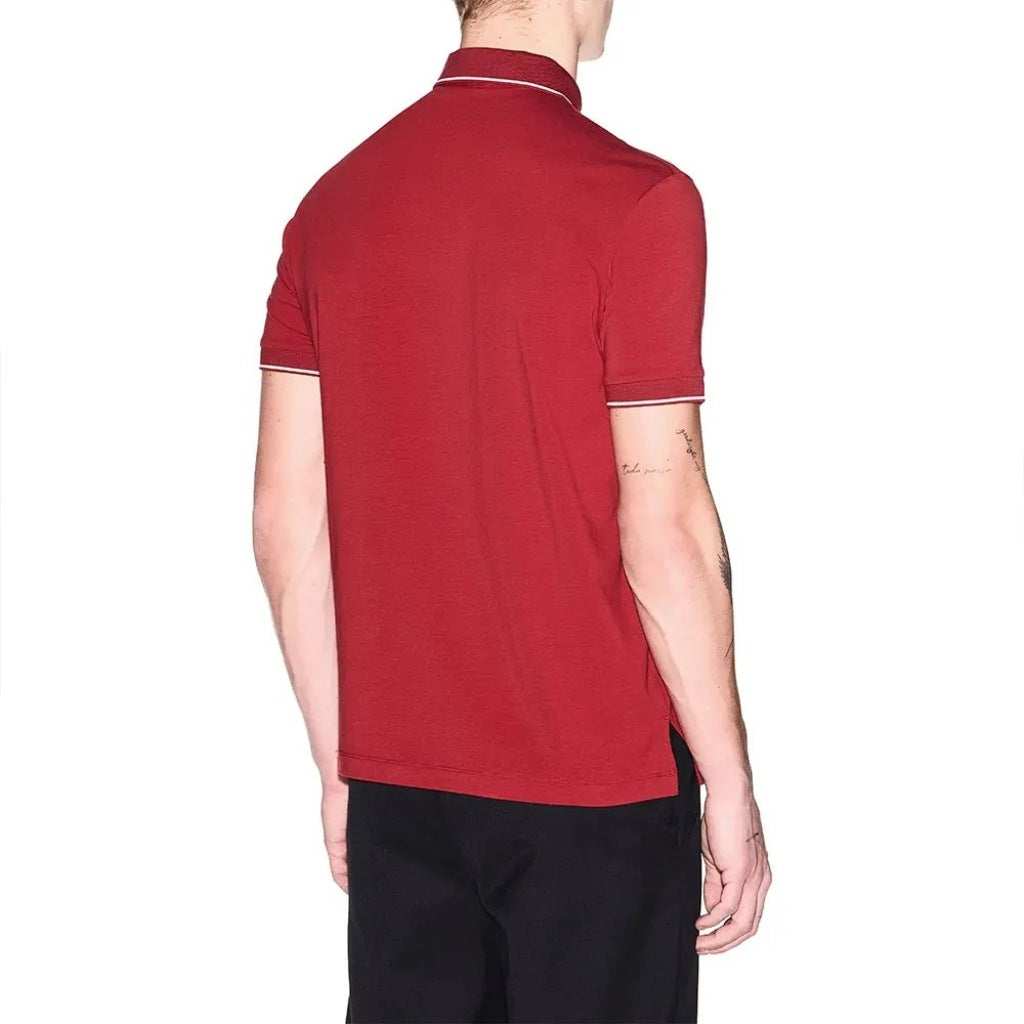 ARMANI EXCHANGE XM AF POLO SHIRT en color ROJO  (6)
