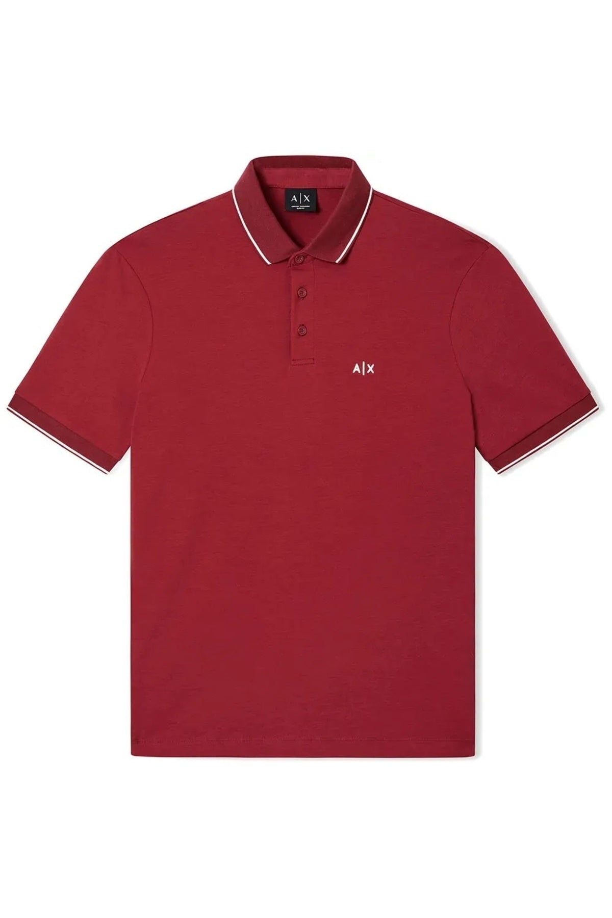 ARMANI EXCHANGE XM AF POLO SHIRT en color ROJO  (1)