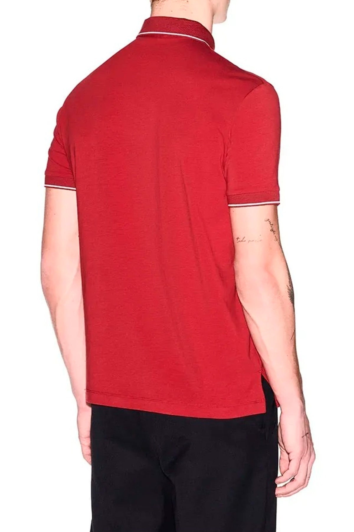 ARMANI EXCHANGE XM AF POLO SHIRT en color ROJO  (3)