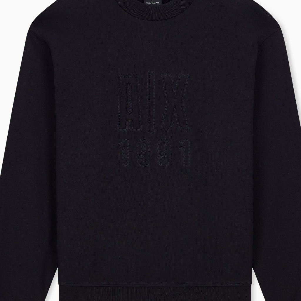 ARMANI EXCHANGE XM AF SWEATSHIRT en color NEGRO  (6)
