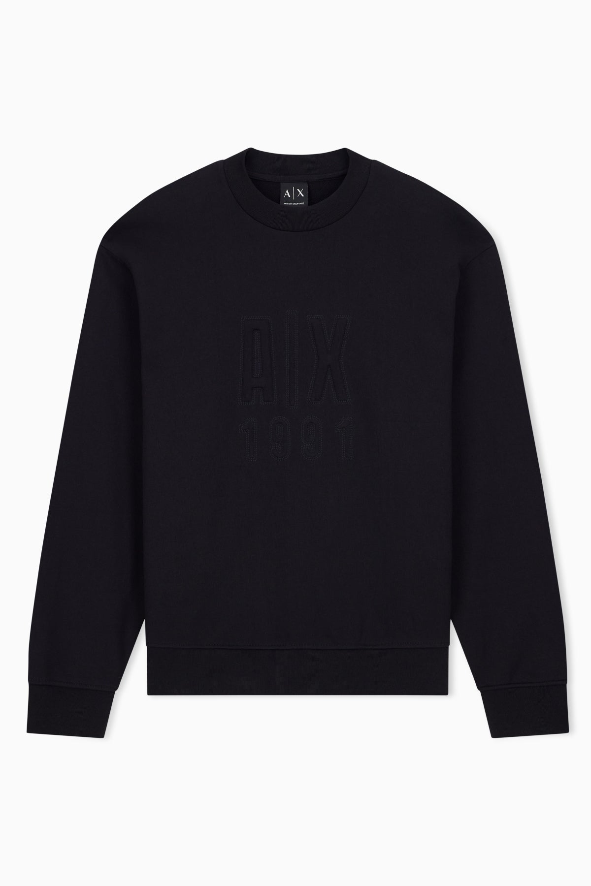 ARMANI EXCHANGE XM AF SWEATSHIRT en color NEGRO  (1)