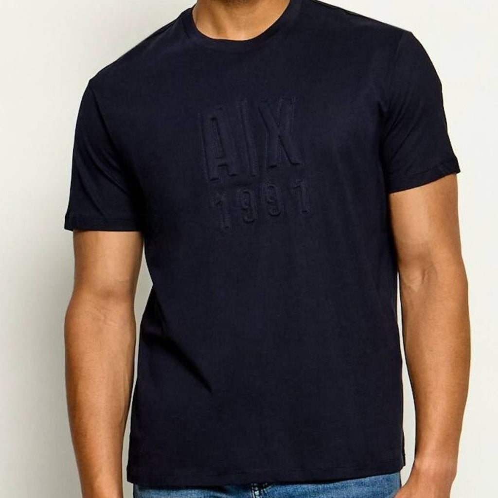 ARMANI EXCHANGE XM AF T SHIRT en color AZUL  (4)