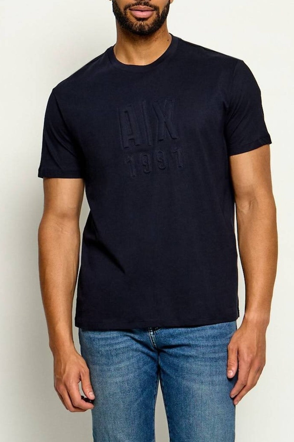ARMANI EXCHANGE XM AF T SHIRT en color AZUL  (1)