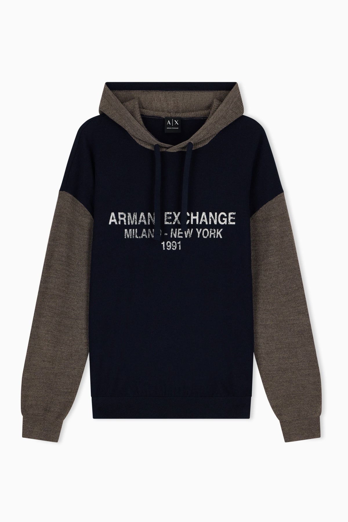 ARMANI EXCHANGE XM AF PULLOVER en color AZUL  (1)