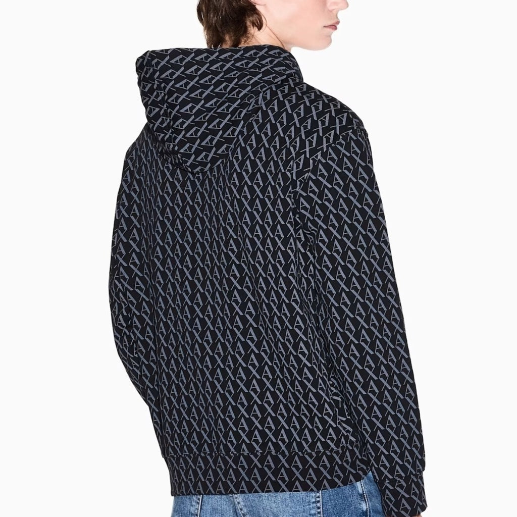 ARMANI EXCHANGE XM AF SWEATSHIRT en color NEGRO  (5)