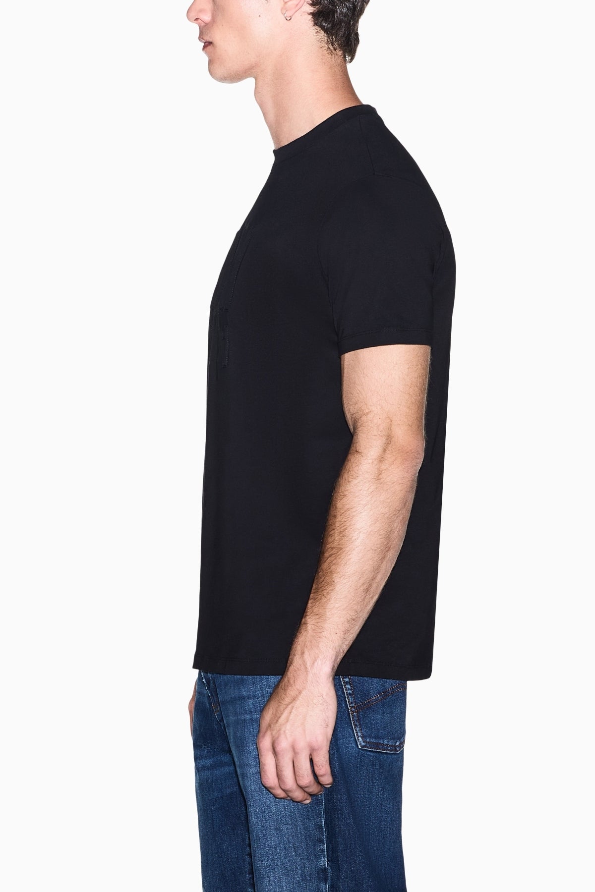 ARMANI EXCHANGE XM AF T SHIRT en color NEGRO  (3)