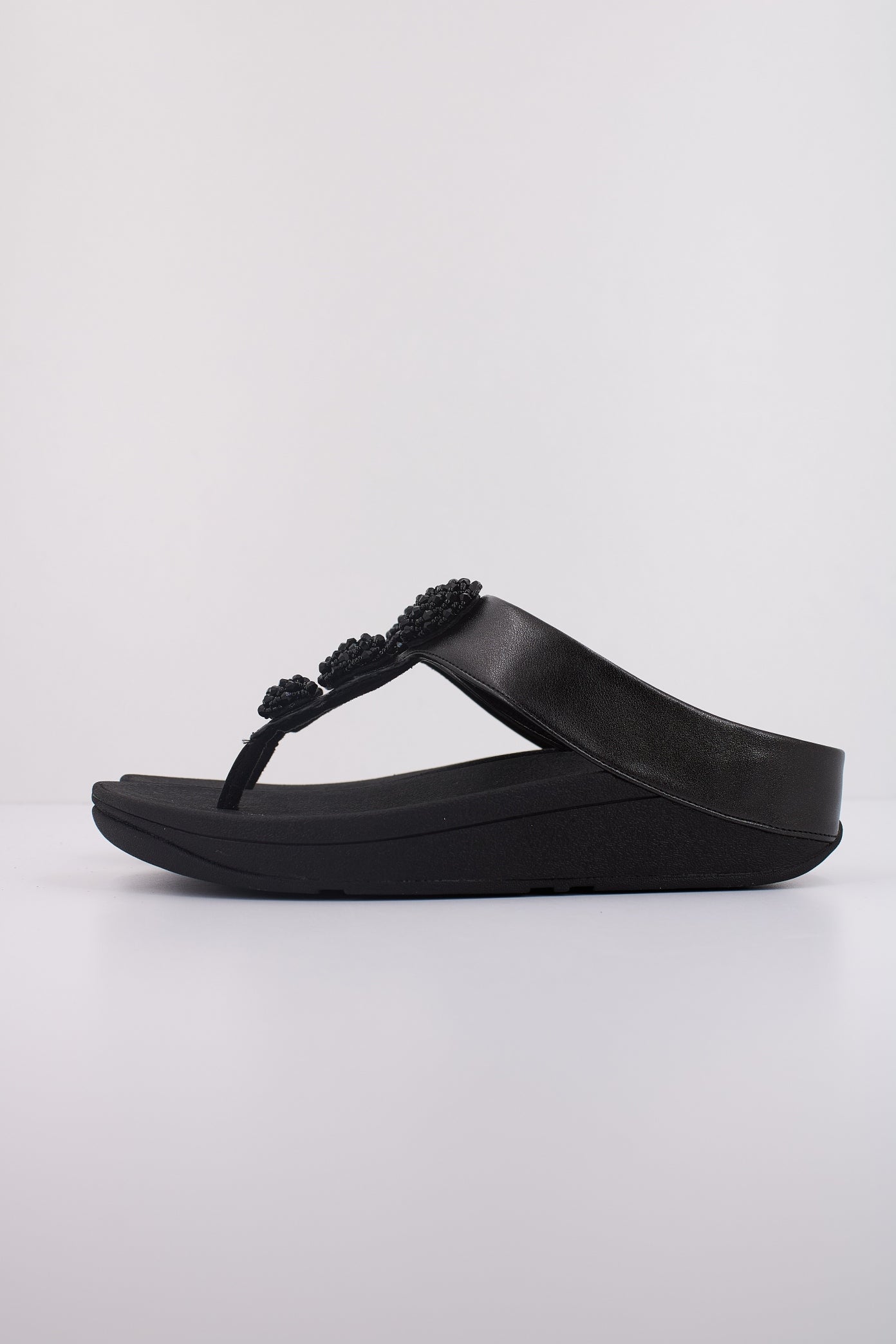 FITFLOP FINO BEADIE BUTTON en color NEGRO  (1)