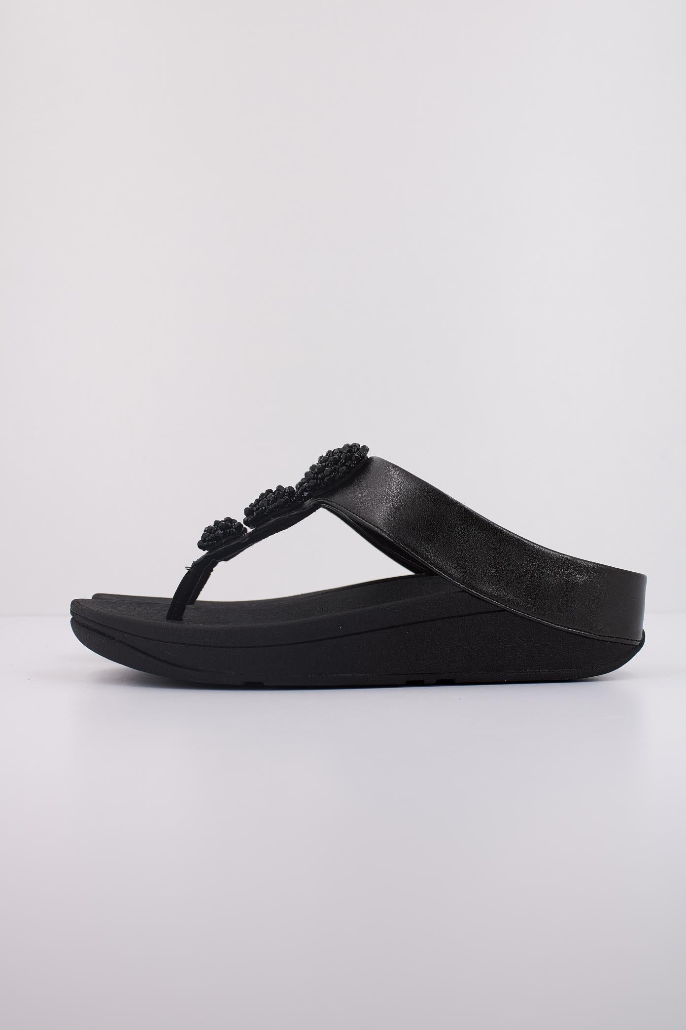 FITFLOP FINO BEADIE BUTTON en color NEGRO  (1)