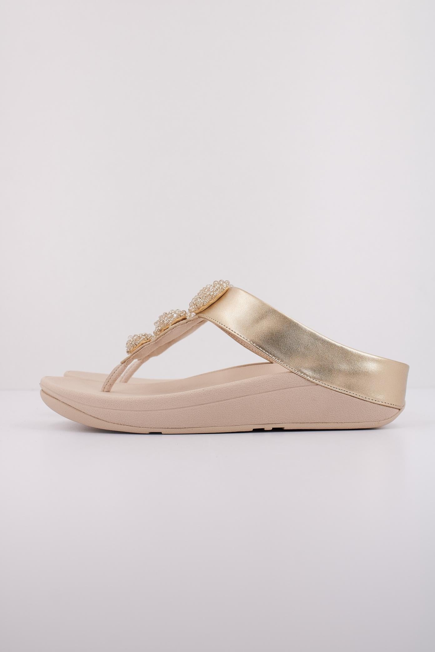 FITFLOP FINO BEADIE BUTTON en color ORO  (1)