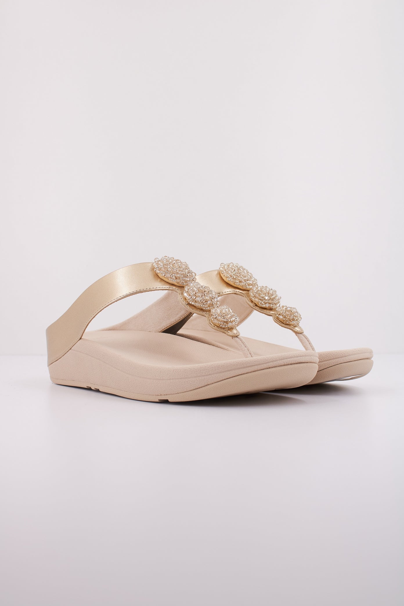 FITFLOP FINO BEADIE BUTTON en color ORO  (2)