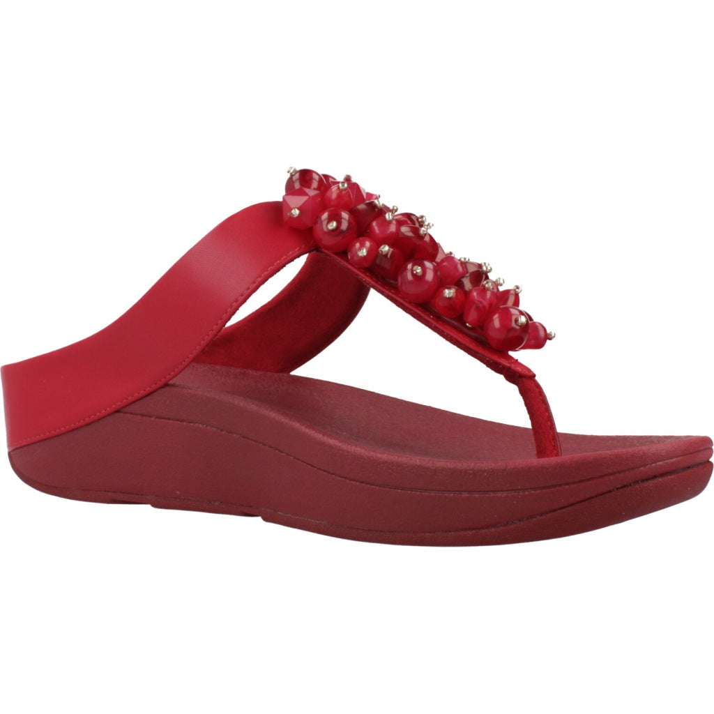 FITFLOP FINO BEAD CLUSTER en color ROJO  (5)