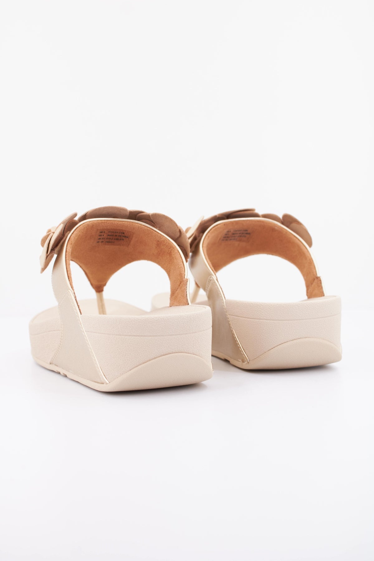 FITFLOP LULU FLOWER en color ORO  (4)