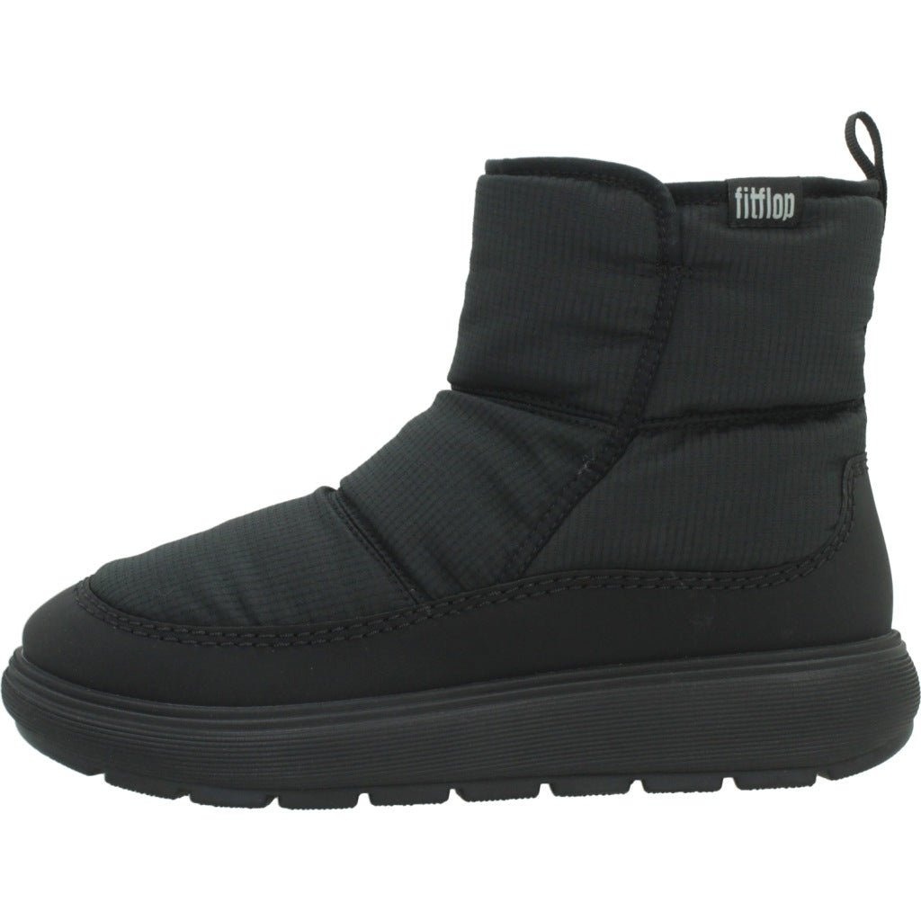 FITFLOP IQ-COMFF W/RESISTANT NYLON BOOTS en color NEGRO  (2)
