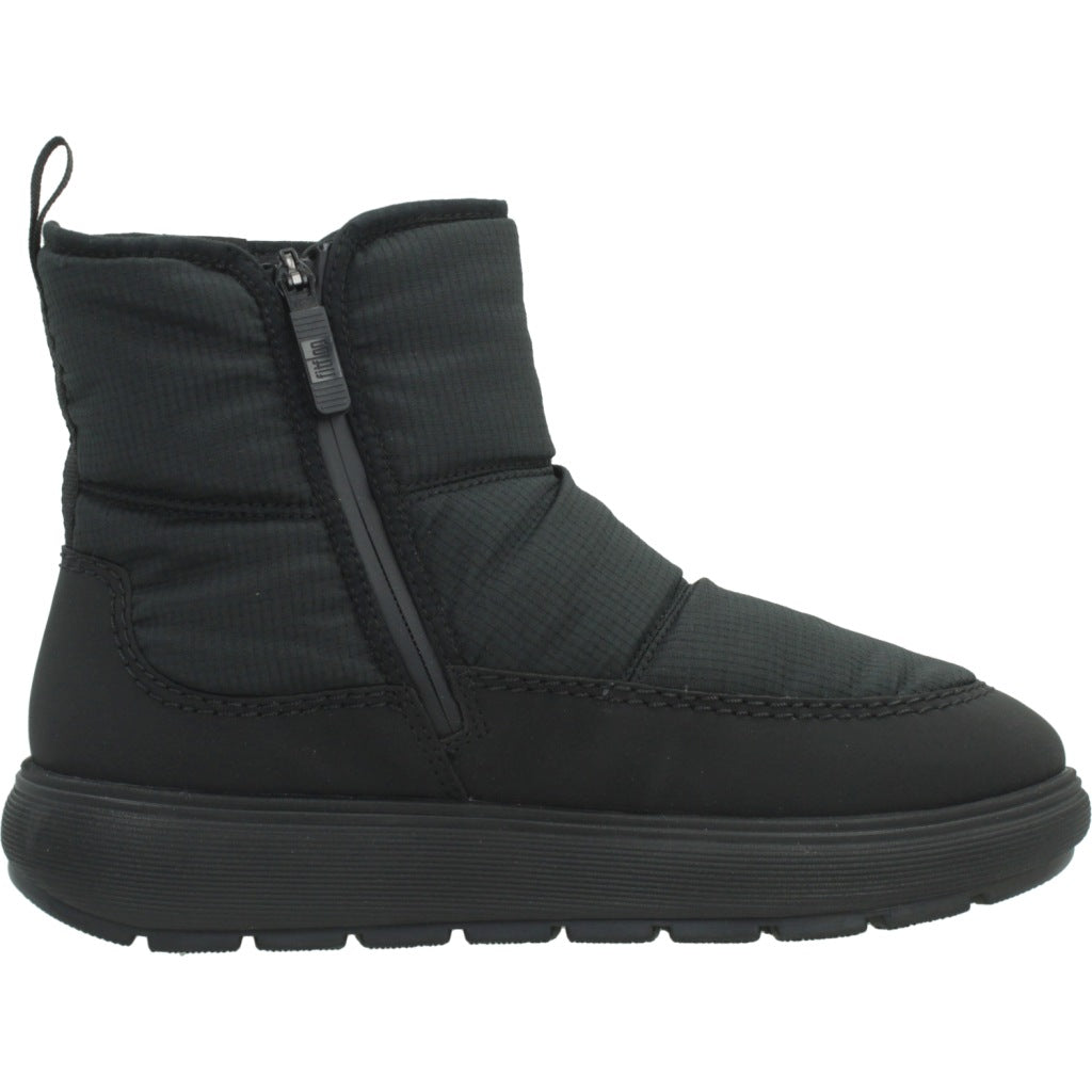 FITFLOP IQ-COMFF W/RESISTANT NYLON BOOTS en color NEGRO  (4)