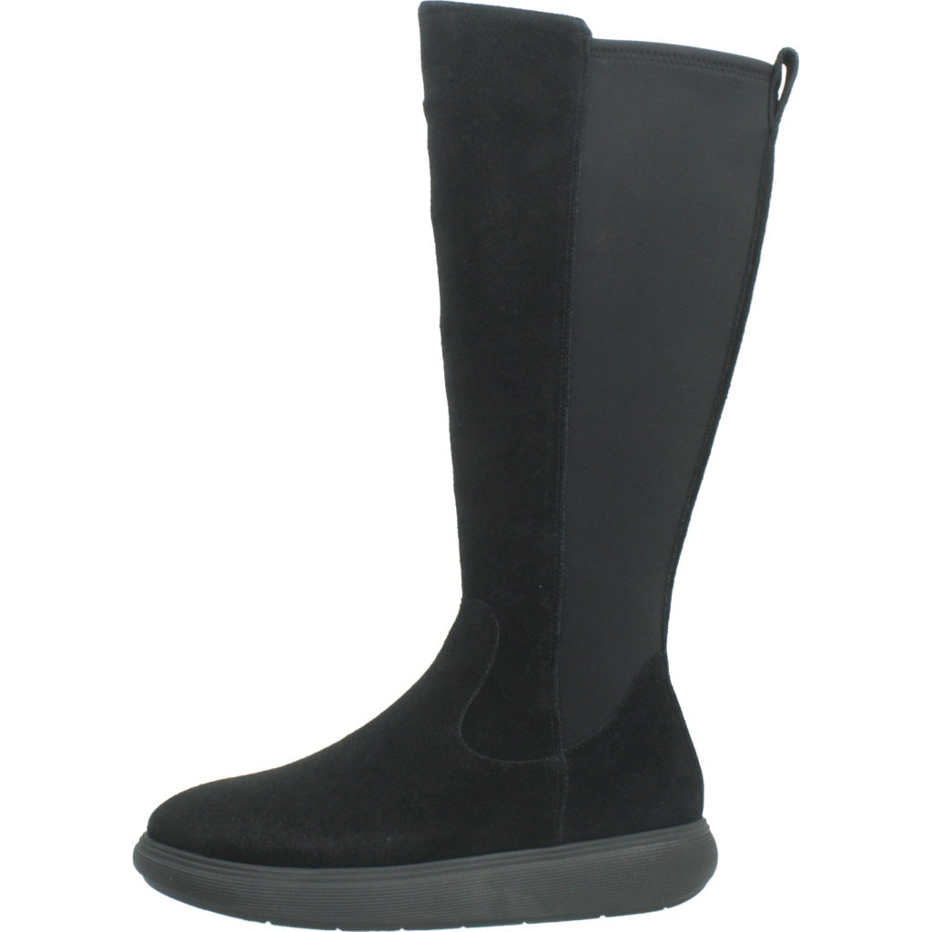 FITFLOP IQ-COMFF SUEDE HIGH BOOTS en color NEGRO  (2)
